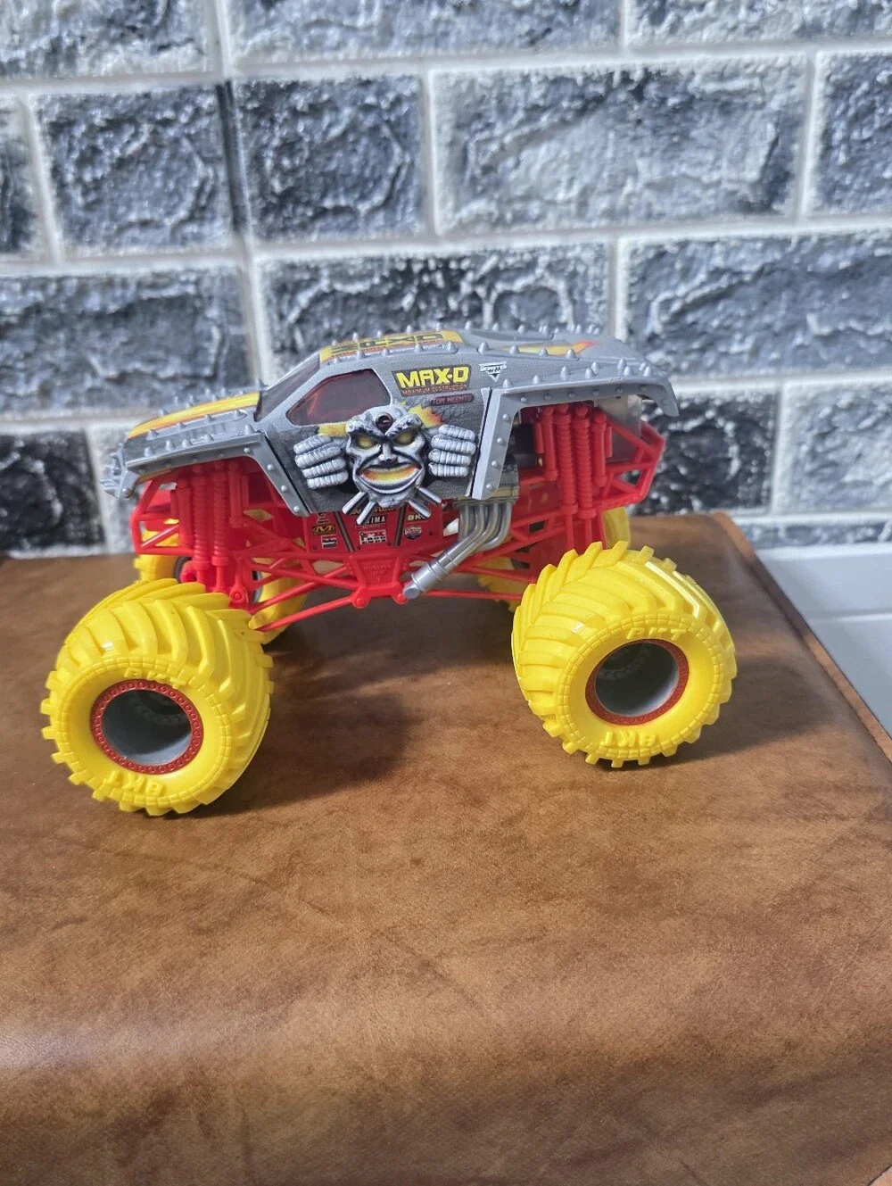 Yellow & Red Monster Truck Toy - Kids Toys